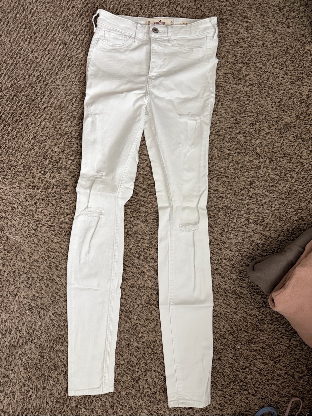 Hollister White Skinny Jeans